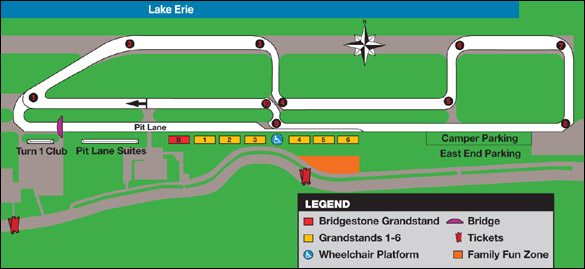 Cleveland Track Map Image