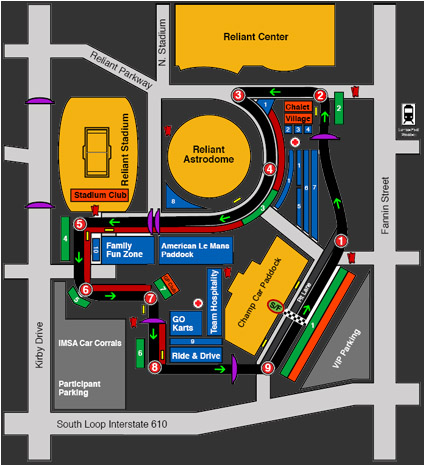 Houston Track Map Image