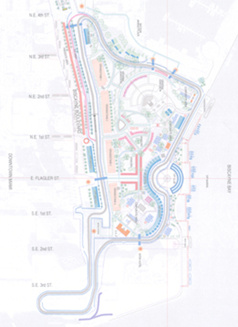 Miami Track Map Image