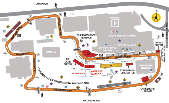 Toronto Track Map Image