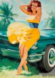Sexy Girl and Classic Cars Calendar